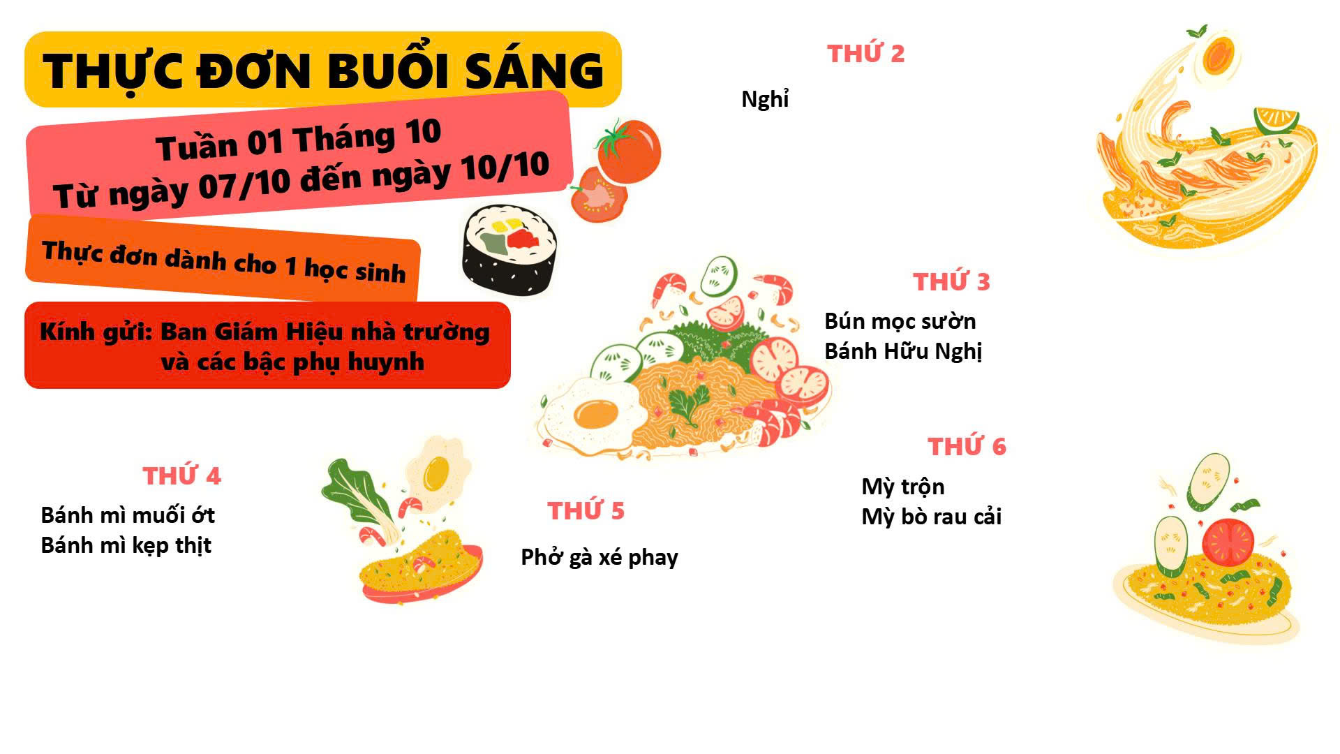 thuc don bua sang